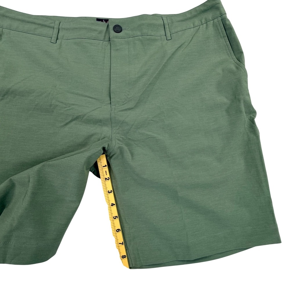 Faherty Shorts Men 40 Green All Day Hybrid Performance Stretch Drawstring Chino - Picture 9 of 11